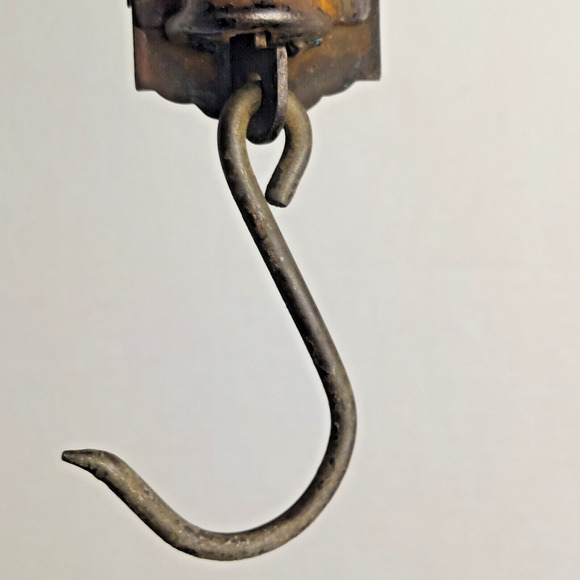 Landers Improved Balance Spring Hook Scale No 2 Mercantile Hanging 0-50 Lbs Barn - Picture 10 of 10